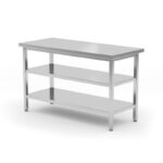 Work Table With 2 Shelf