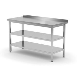Work Table With 2 Shelf
