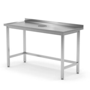 Chute Table With Cross Support