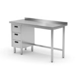 Work Table With Lhs 3 Drawer