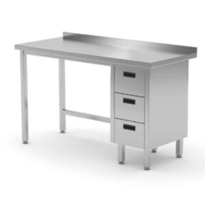Work Table With Rhs 3 Drawer