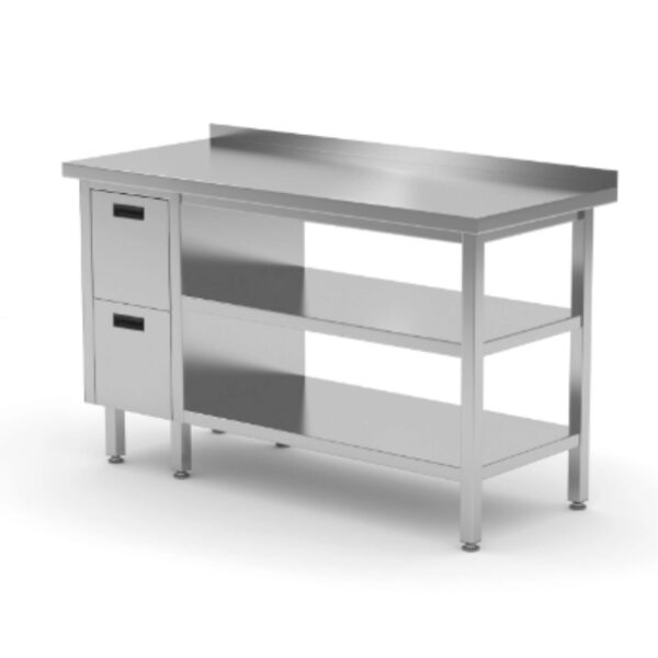 Work Table With 2 Us And Lhs 2 Drawer