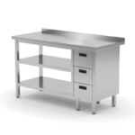 Work Table With 2 Us And Rhs 3 Drawer