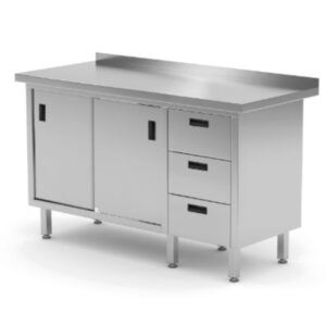 Wall Mounted 2 S Door Base Cabinet With 3 Rhs Drawer