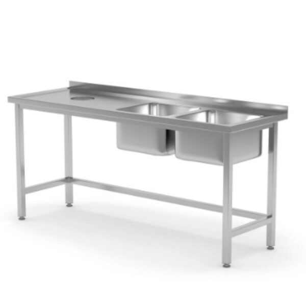 Table With Rhs 2 Sink Lhs Chute