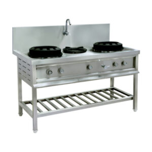 Chinese Burner Double + Stock Pot