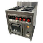 4 Burner range with Electric Oven