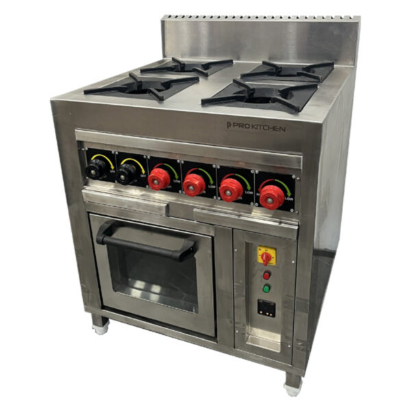 4 Burner range with Electric Oven